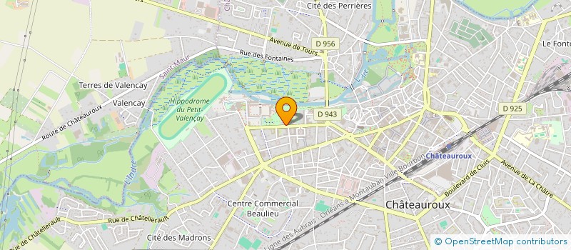 localisation de l'entreprise ASS SYSTEME D'ECHANGES LOCAUX à CHATEAUROUX