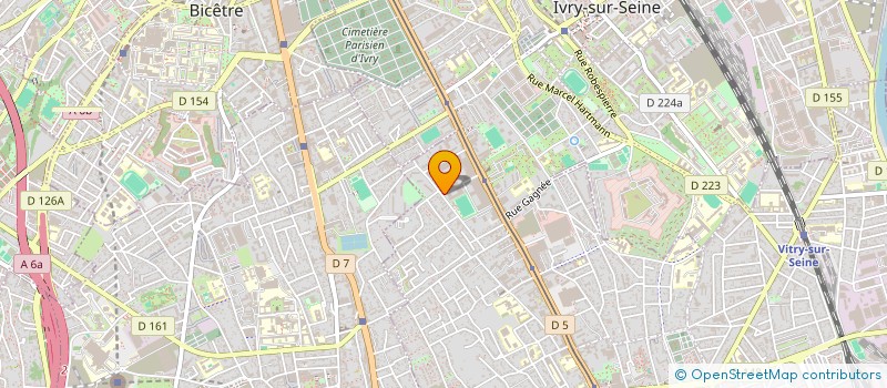 localisation de l'entreprise ASS  T N P F à VITRY-SUR-SEINE