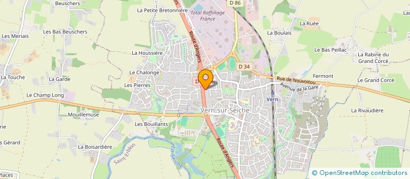 localisation de l'entreprise ASS TABGHA  VERN-SUR-SEICHE