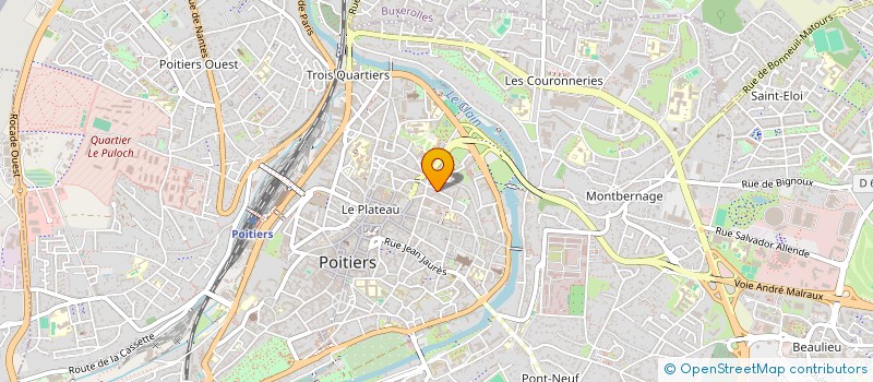 localisation de l'entreprise ASS TABLE D'HOTES à POITIERS