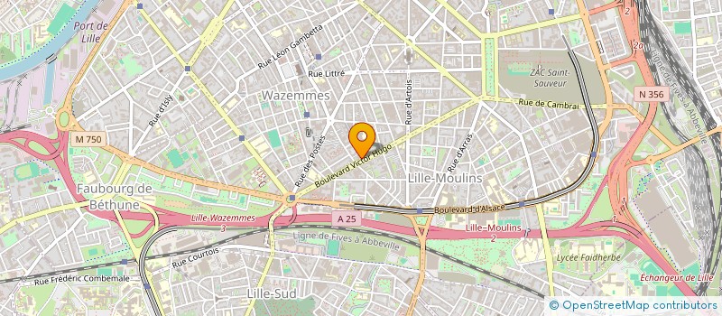 localisation de l'entreprise ASS TAC TAC T'AS VU à LILLE