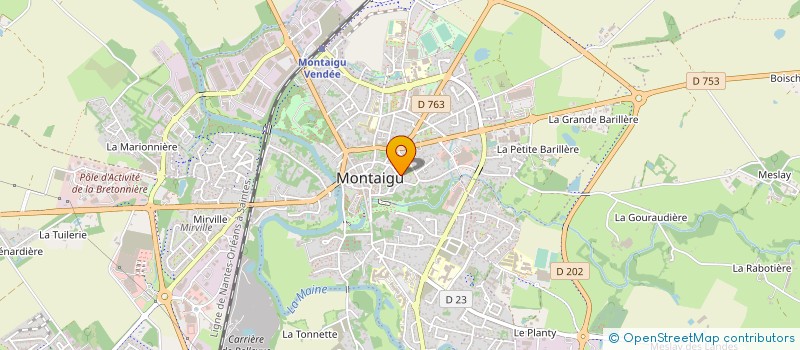 localisation de l'entreprise ASS TAI CHI CHUAN DU NORD VENDEE à MONTAIGU-VENDEE