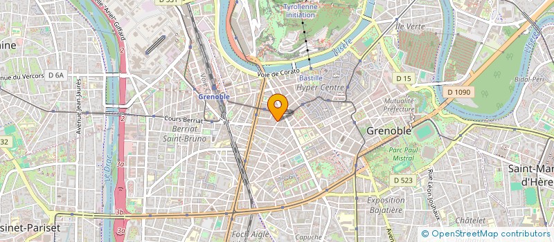 localisation de l'entreprise ASS  TAKOONYA  GRENOBLE