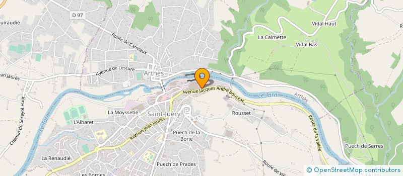 localisation de l'entreprise ASS TALABOT à SAINT JUERY
