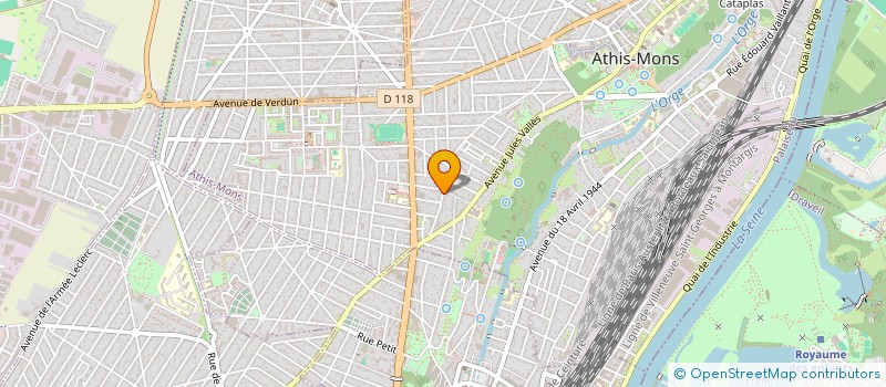 localisation de l'entreprise ASS TANANARIVE AMPARIBE à ATHIS-MONS