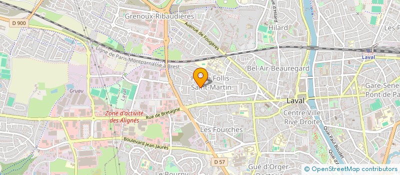 localisation de l'entreprise ASS TANGOBUENO à LAVAL