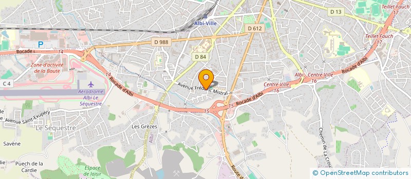 localisation de l'entreprise ASS TARN PERSPECTIVES EDUCATIVES à ALBI