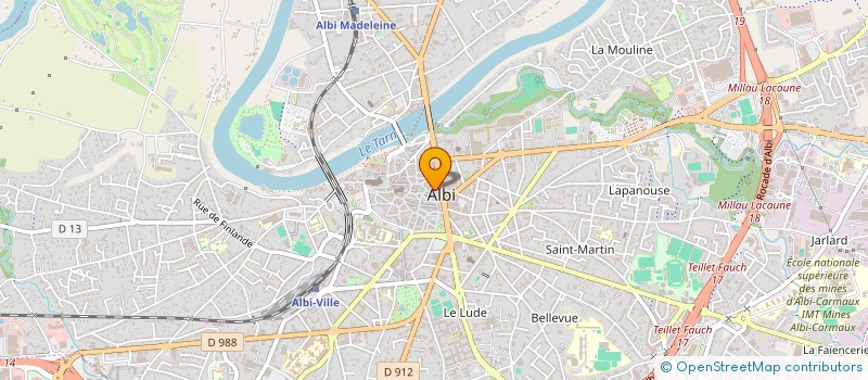 localisation de l'entreprise ASS TARNAISE HOTELLERIE DE PLEIN AIR à ALBI