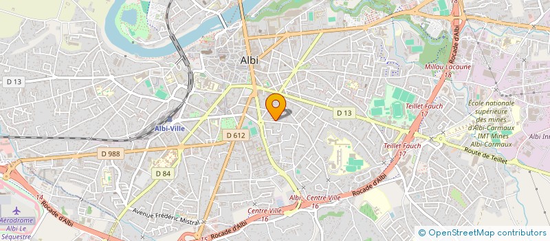 localisation de l'entreprise ASS TARNAISE TRANSPORTEURS VOYAGEURS à ALBI