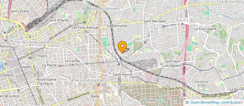 localisation de l'entreprise ASS TEAM BORG à MARSEILLE
