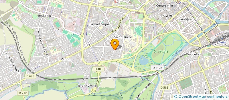 localisation de l'entreprise ASS TECH INGENIERIE BATIMENT GENIE CIVIL à CAEN