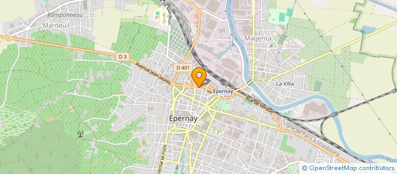 localisation de l'entreprise ASS TECHNO RESISTANCE  EPERNAY