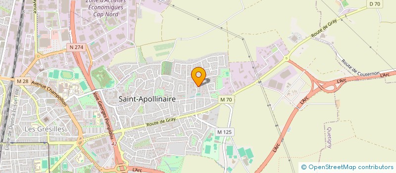 localisation de l'entreprise ASS TECKELS à SAINT-APOLLINAIRE