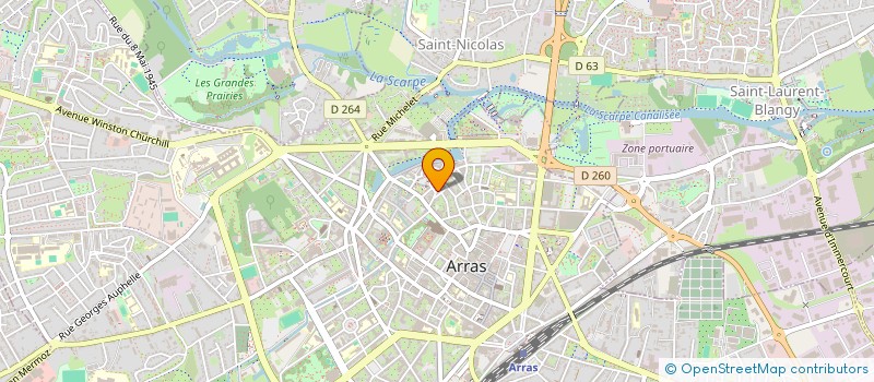 localisation de l'entreprise ASS TEKNE à ARRAS
