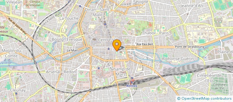 localisation de l'entreprise ASS TELEMATIQUE DE L OUEST à RENNES