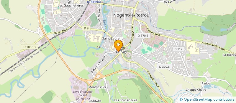 localisation de l'entreprise ASS TEMDANSE à NOGENT-LE-ROTROU