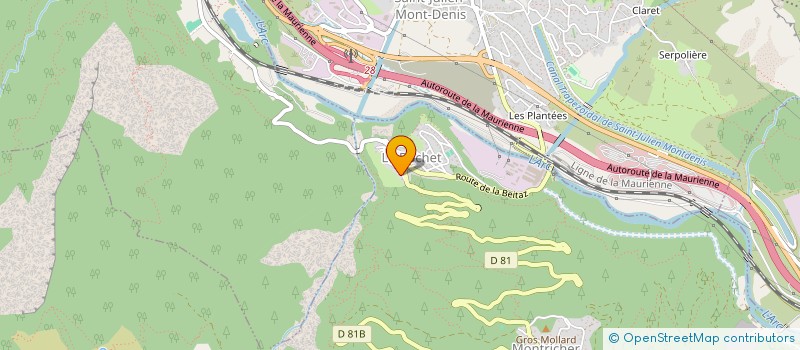 localisation de l'entreprise ASS TEMPO LIBRE  MONTRICHER-ALBANNE