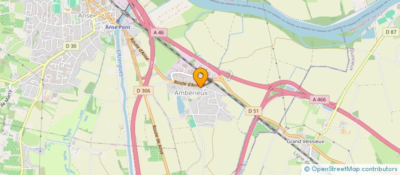 localisation de l'entreprise ASS TEMPS LIBRE  AMBERIEUX