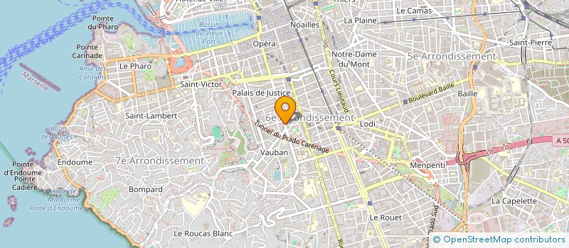 localisation de l'entreprise ASS TENDANCES MUSIQUE  MARSEILLE