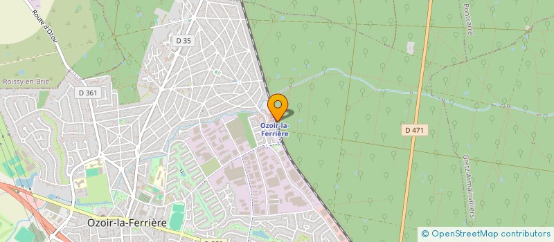 localisation de l'entreprise ASS TENNIS CLUB D OZOIR à OZOIR-LA-FERRIERE