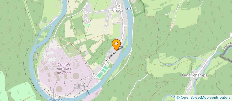 localisation de l'entreprise ASS TENNIS CLUB DE CHOOZ  CHOOZ