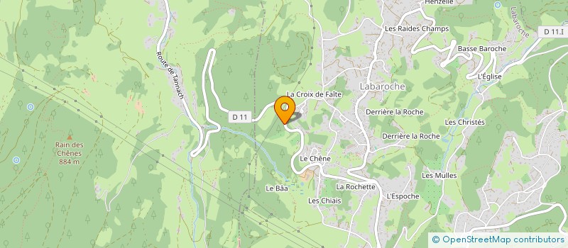 localisation de l'entreprise ASS  TENNIS CLUB DE LABAROCHE   LABAROCHE