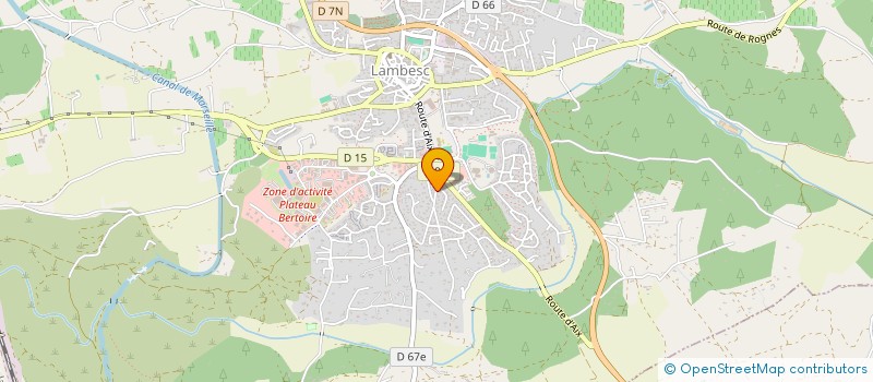 localisation de l'entreprise ASS TENNIS CLUB LAMBESCAIN  LAMBESC