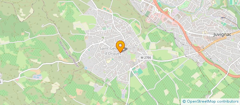 localisation de l'entreprise ASS TENNIS CLUB ST GEORGES D ORQUES  SAINT GEORGES D'ORQUES