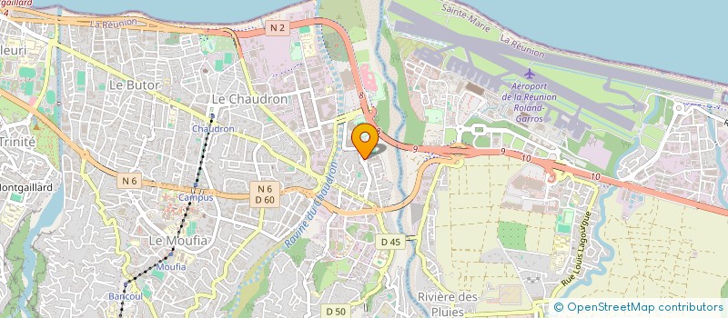 localisation de l'entreprise ASS TENNIS PRIMAT  SAINT-DENIS