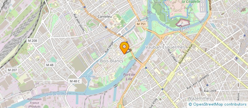 localisation de l'entreprise ASS TERRA AMATA à LILLE
