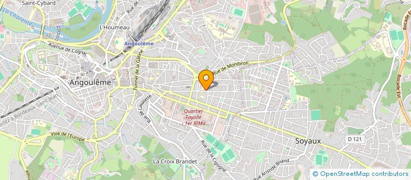 localisation de l'entreprise ASS TERRA INCOGNITA à ANGOULEME