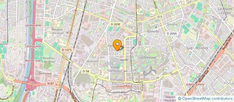 localisation de l'entreprise ASS TERRE A THEMES à GRENOBLE