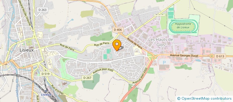 localisation de l'entreprise ASS TERRE D'ACCUEIL & RENCONTRE à LISIEUX