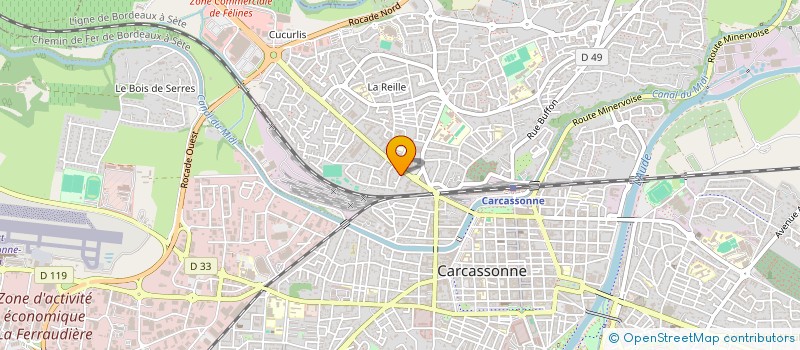 localisation de l'entreprise ASS TERRE D'ESPERANCE-EMPLOIS & SERVICES à CARCASSONNE