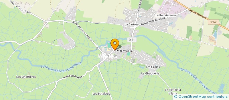 localisation de l'entreprise ASS TERRE DE SALLERTAINE  SALLERTAINE