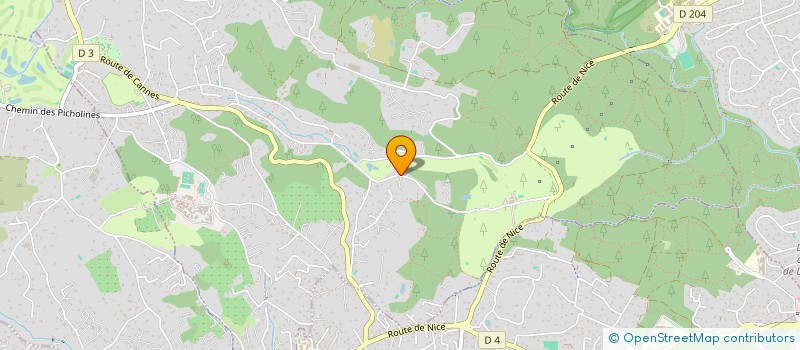 localisation de l'entreprise ASS TERRE ET EAUX DES VALLEES D'AZUR  OPIO