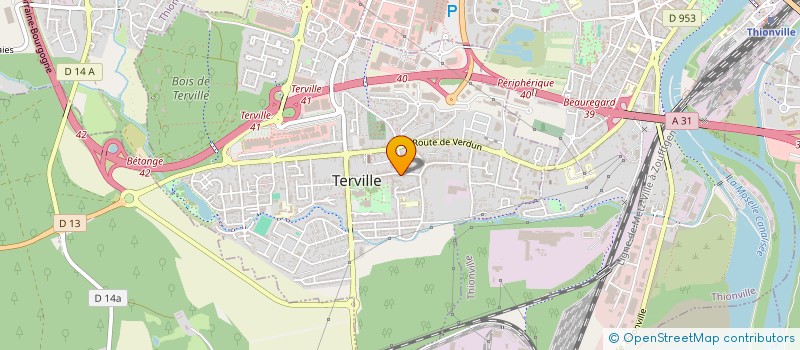 localisation de l'entreprise ASS TERVILLOISE D'EDUCATION MUSICALE  TERVILLE