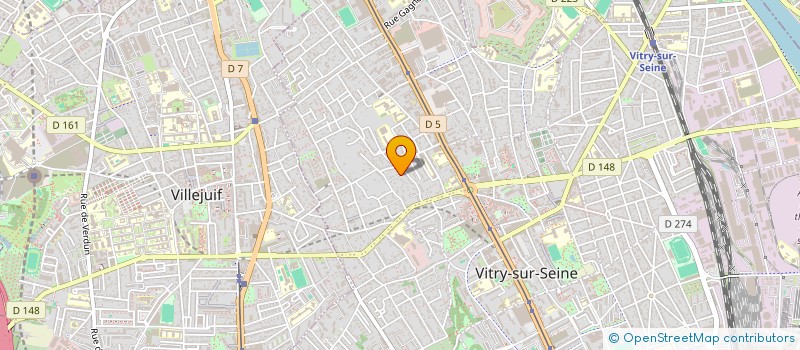 localisation de l'entreprise ASS  THALIE COMPAGNIE à VITRY-SUR-SEINE