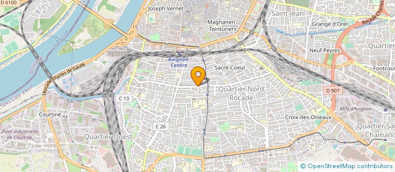 localisation de l'entreprise ASS THEATRE DE L OPS à AVIGNON