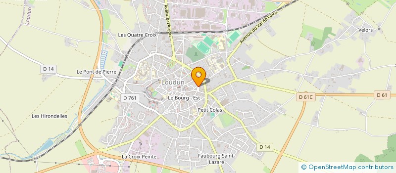 localisation de l'entreprise ASS THEATRE DE LA REINE BLANCHE à LOUDUN