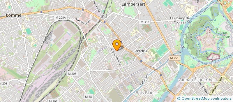 localisation de l'entreprise ASS THEATRE DIAGONALE à LILLE