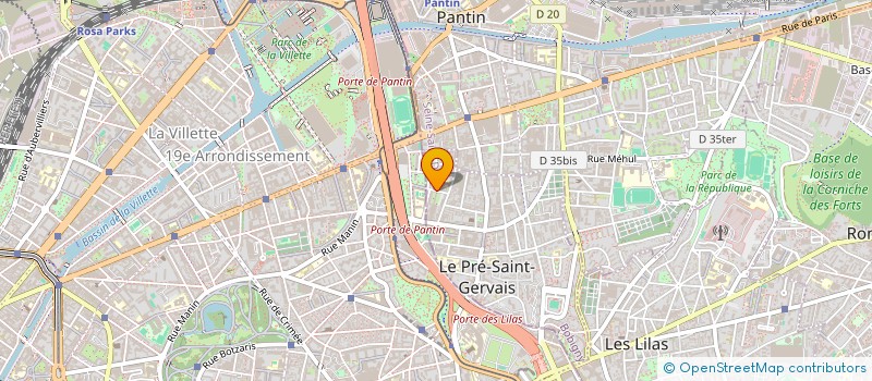 localisation de l'entreprise ASS THEATRE DU MILLION à LE PRE-SAINT-GERVAIS