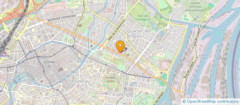 localisation de l'entreprise ASS THEATRE EN L'AIR DER LUFTEATER à STRASBOURG