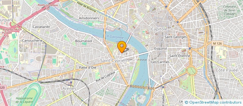 localisation de l'entreprise ASS THEATRE LES GENTILS GENES à TOULOUSE