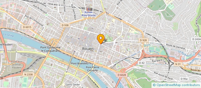 localisation de l'entreprise ASS THEATRE OBJET ANIMES à ROUEN