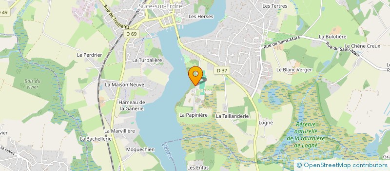 localisation de l'entreprise ASS THEATRENFANCE  SUCE-SUR-ERDRE