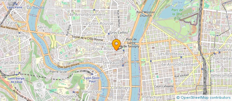 localisation de l'entreprise ASS.THEATRES ASSOCIES LYONNAIS à LYON