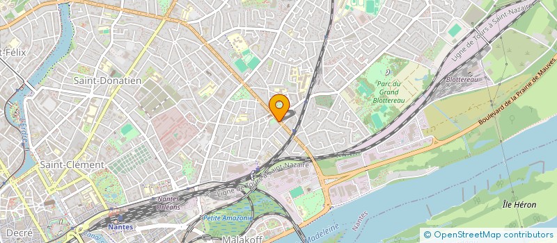 localisation de l'entreprise ASS THERAPIES FAMILIALES PAYS DE LOIRE à NANTES