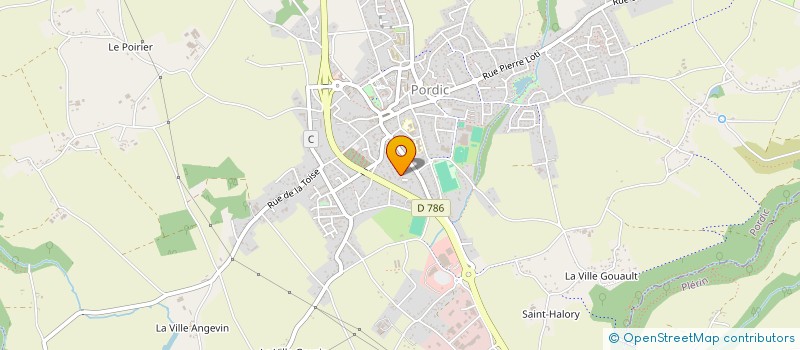 localisation de l'entreprise ASS THIBAUT 99  PORDIC