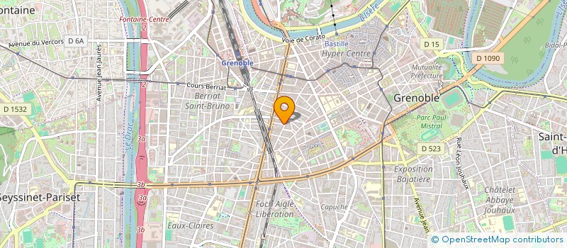 localisation de l'entreprise ASS THIERS à GRENOBLE